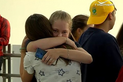 Иркутские дети, отдохнувшие в Самарской области, возвращаются домой