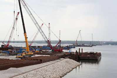В Самарской области завершили первую надвижку Волжского моста на правобережье
