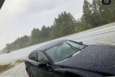 В Самарской области выпал первый снег 