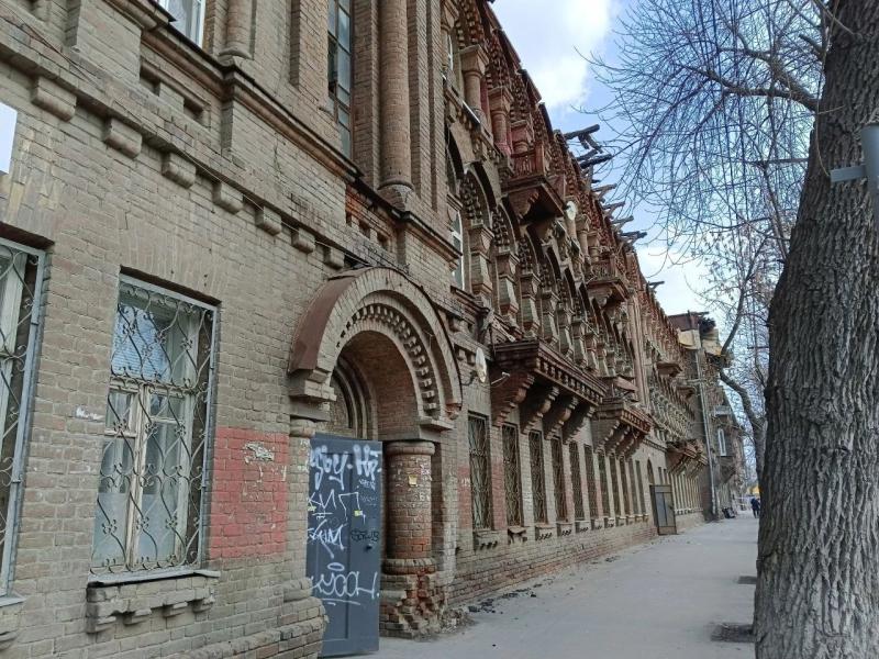 В Самаре продолжаются работы по восстановлению дома Челышева