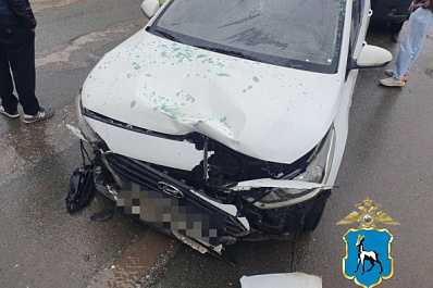 В Промышленном районе Самары в ДТП попал молодой водитель