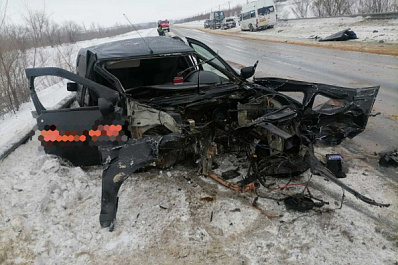 В Самарской области 1 февраля на трассе произошло смертельное ДТП