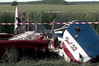 Падение самолета в Самарской области: репортаж с места событий