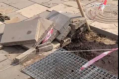 Провалы в асфальте и плитке на самарской набережной обещают устранить за 2 недели