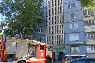 24 мая в Самаре из пожара на улице Шверника спасли женщину