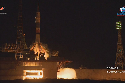 Ракета "Союз-ФГ" с транспортным кораблем "Союз МС-13" успешно стартовала на МКС