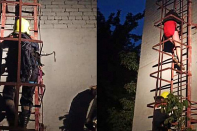 В Тольятти спасатели эвакуировали двух девушек со "свидания" на крыше