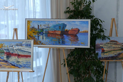 В самарском отеле открылась выставка картин "На волжских берегах"