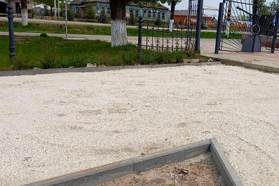 Парк Победы в Алексеевском районе приобретает благоустроенный вид 