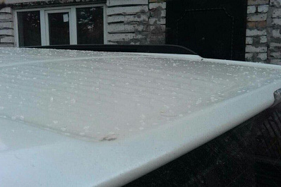 В Тольятти в первый день лета прошел град