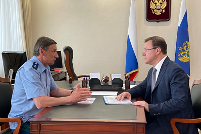 Дмитрий Азаров и Николай Шишкин обсудили вопросы реализации нацпроектов в Самарской области