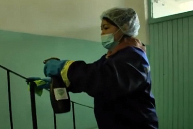 Как дезинфицируют подъезды в многоквартирных домах Тольятти?