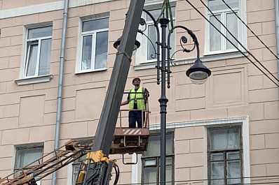 Засияет по-новому: на улице Куйбышева в Самаре меняют освещение