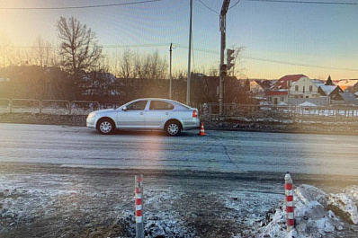 В Самаре водитель иномарки сбил женщину на пешеходном переходе