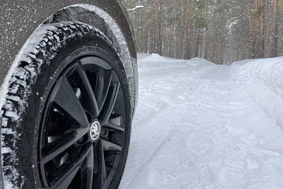 В Большечерниговском районе Самарской области из-за непогоды перекрыли дорогу