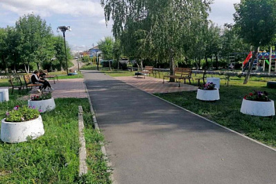 В Сызранском районе благоустроены скверы, парки и дворы 