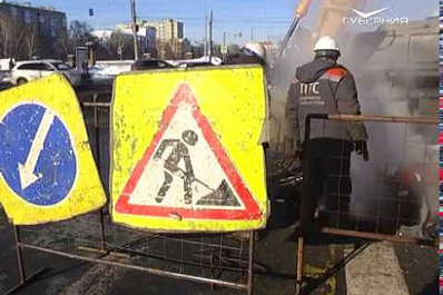 Ремонт теплосетей на проспекте Ленина в Самаре завершен