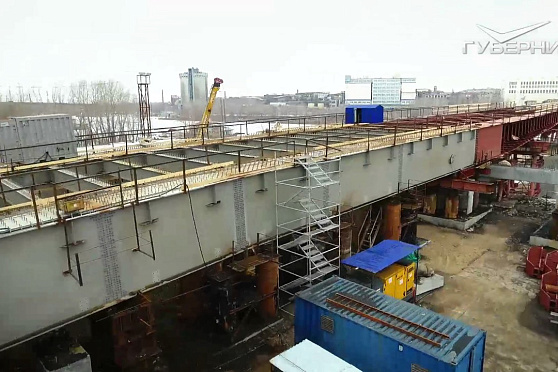 Губерния на высоте. Строительство Фрунзенского моста 23.03.2017