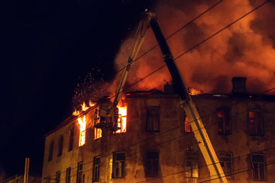 В Новокуйбышевске 26 сентября при пожаре обгорел мужчина 