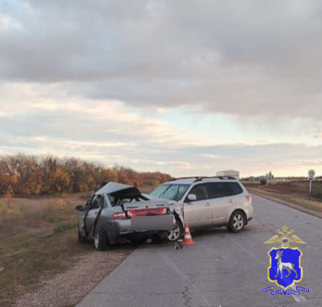 Двое погибли, двое пострадали: в Самарской области 27 сентября столкнулись "десятка" и "Субару"