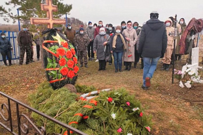 В Кошкинском районе предали земле красноармейца, который пал в бою в Республике Беларусь