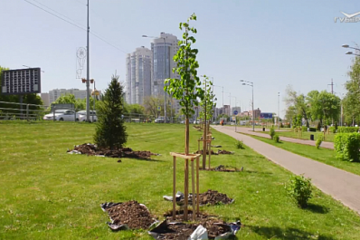 В Самаре благоустраивают Комсомольский бульвар