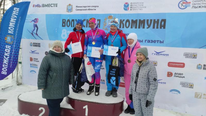 Как в Самаре проходят лыжные гонки на призы газеты "Волжская коммуна" 