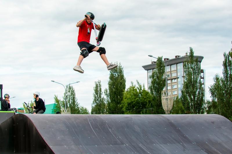  Скейт-парк и спортплощадки открылись на площади Куйбышева в Самаре