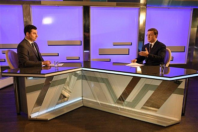Глава региона Дмитрий Азаров ответил на вопросы жителей региона в телеэфире