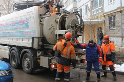 В Самаре за неделю устранили более 100 засоров на сетях водоотведения жилых домов