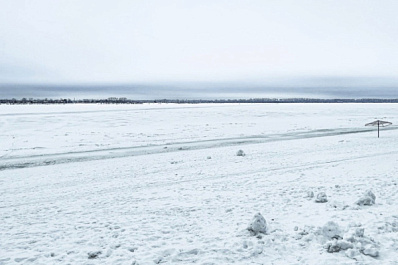 Два жителя Самарской области прошли по Волге на коньках от Тольятти до Ульяновска