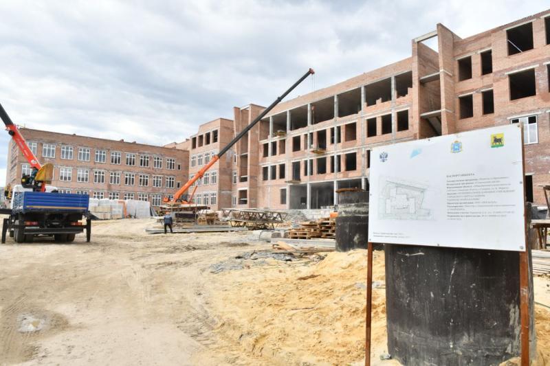 Новая школа в Сызрани примет учеников через год
