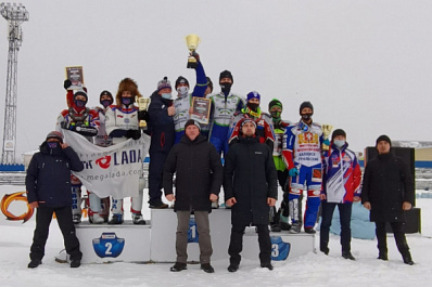 "Мега-Лада" стала призером чемпионата Суперлиги в мотогонках на льду