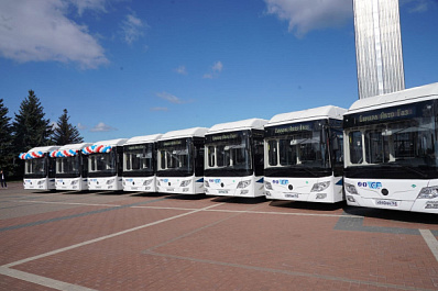 Новые автобусы выходят на маршруты общественного транспорта Самары