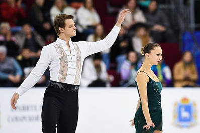 Фигуристы Александра Бойкова, Дмитрий Козловский, Глеб Лутфуллин и Софья Самоделкина победили на этапе в Самаре