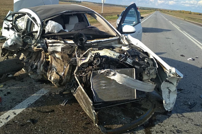 Под Самарой на трассе произошла массовая авария