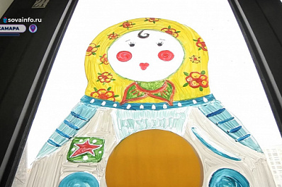 "Самара Космическая" присоединилась к акции "Новогодние окна"