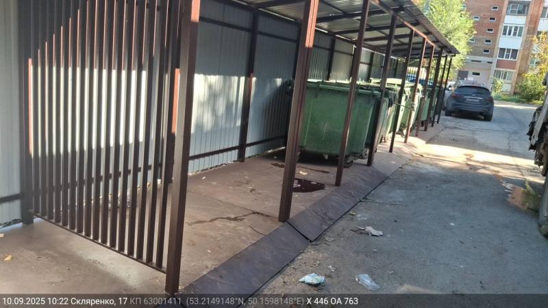 Кадры с антисанитарией на улице Скляренко в Самаре оказались фейком