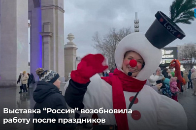 Выставку "Россия" можно посетить до конца новогодних каникул