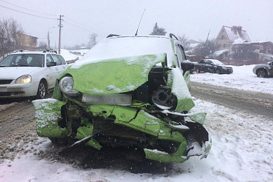 12-летнюю школьницу госпитализировали после ДТП в Самаре