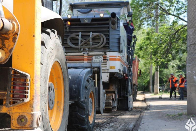 В Самаре приступили к ремонту улицы Флотской
