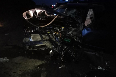 В Самарской области в лобовом столкновении погиб водитель и пострадал ребёнок