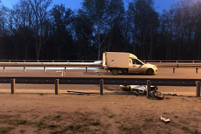 В Самаре 28-летний водитель мотоцикла без прав получил серьёзные травмы в ДТП