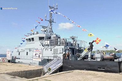 В Самару прибыл противодиверсионный катер "Юнармеец Татарстана"