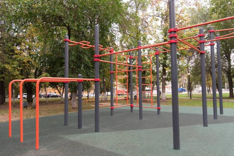 В Октябрьске появились две новые спортплощадки