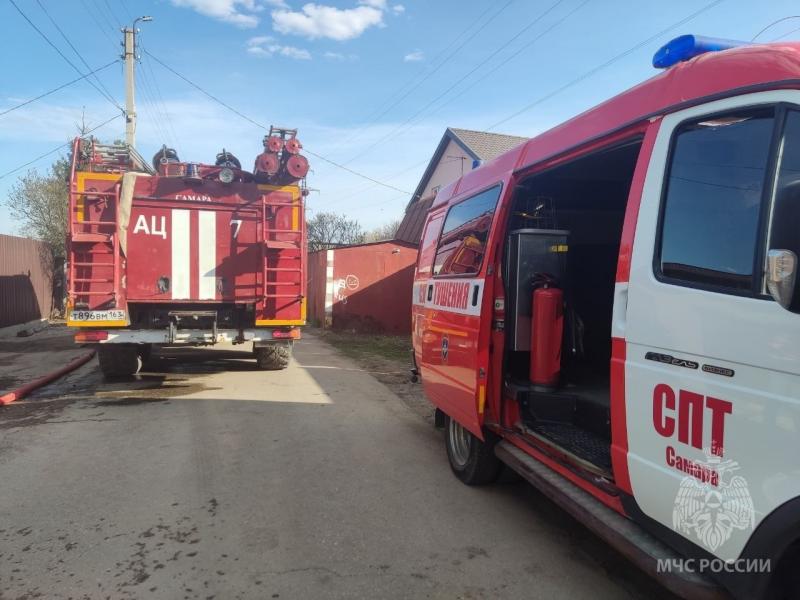 В Самаре произошел очередной пожар на улице Белорусской