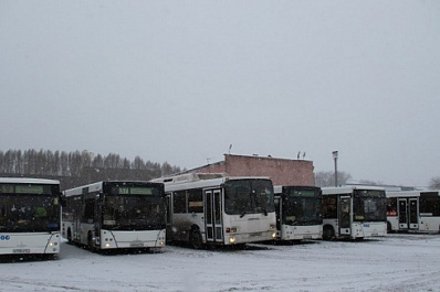 В Самаре из-за метели сбился график движения общественного транспорта 