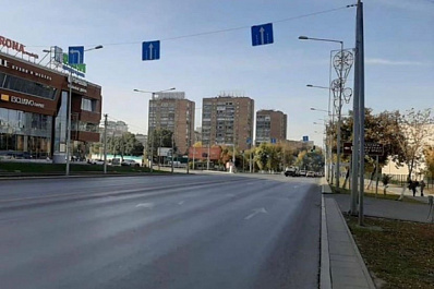 В Самаре на перекрестке Ново-Садовой с пр. Ленина изменили схему движения