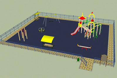 В Орловке появится современная детская площадка 