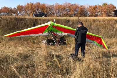 Появились данные о состоянии разбившегося под Самарой дельтапланериста